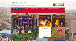 Desktop Screenshot of deadforayear.com
